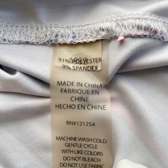 JOFIT Women’s Size XL Blue & Pink Short Sleeve Collared V-neck Golf Shirt - Picture 4 of 5